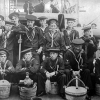 Cleaning Crew, USS Baltimore