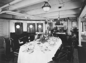 Captain's Dining Room, USS New Mexico